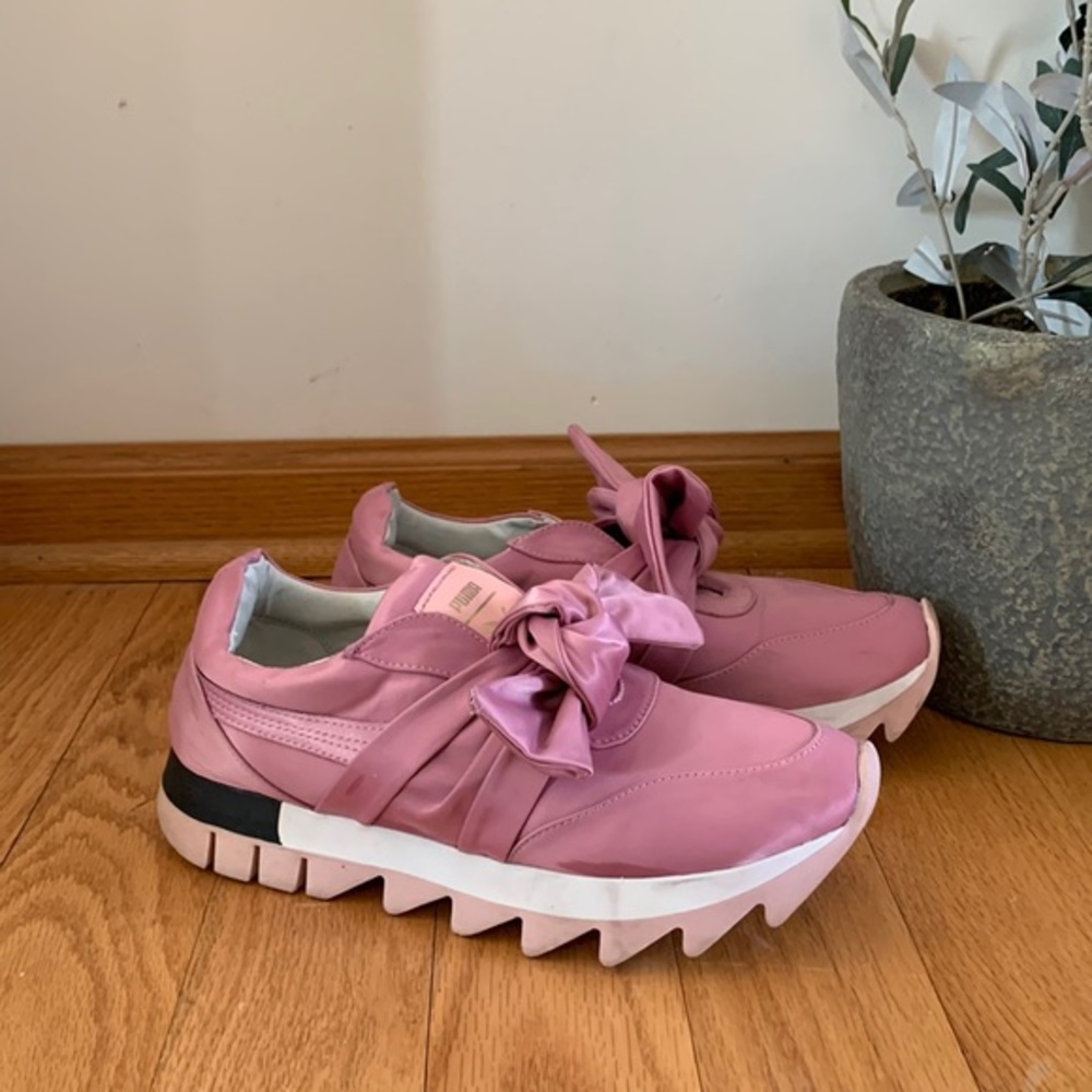 Puma Bow Sneakers Platforms Similar to Fenty